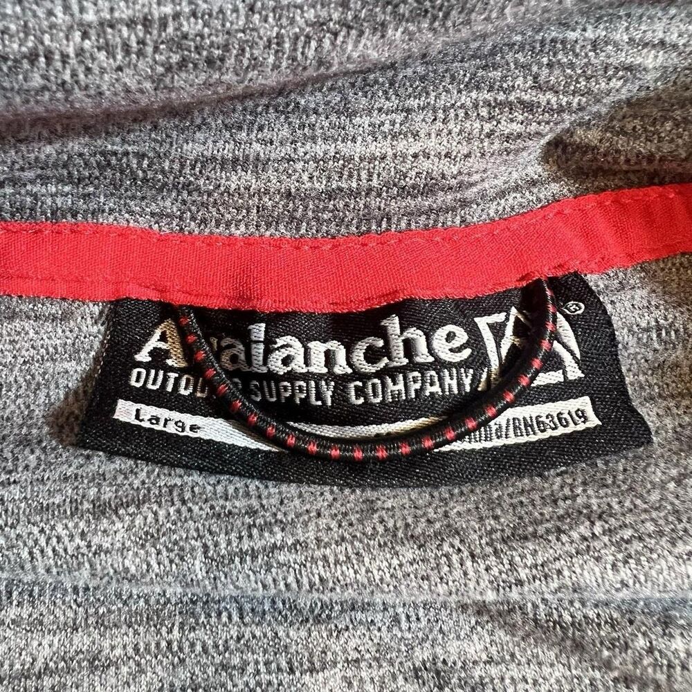 Avalanche Outdoor Supply Shirt Long Sleeve Large Pullover 1/4 Zip Lightweight.‎ - Picture 5 of 7